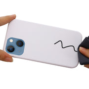 For iPhone 15 Plus Shockproof Silicone Magsafe Phone Case(White)