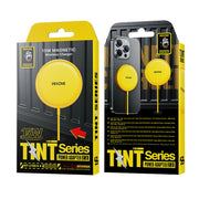 WK WP-U166 15W Magnetic Wireless Charger(Yellow)