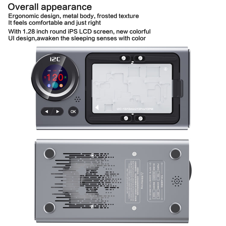 i2C T20 Intelligent Motherboard Middle Layered Heating Platform, Plug:US