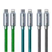 WK WDC-205 PD 20W USB-C/Type-C to 8 Pin Super Fast Charge Data Cable, Length: 1m(Green)