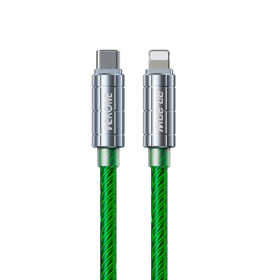 WK WDC-205 PD 20W USB-C/Type-C to 8 Pin Super Fast Charge Data Cable, Length: 1m(Green)