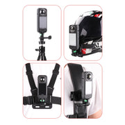 1/4 inch Screw Adjustable Metal Action Camera Adapter(Black)