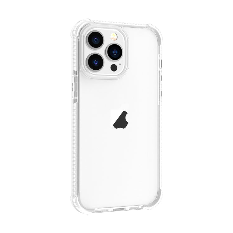 For iPhone 15 Pro Max Four-corner Shockproof TPU + Acrylic Phone Case(Transparent)