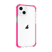 For iPhone 15 Four-corner Shockproof TPU Hybrid Acrylic Phone Case(Pink)