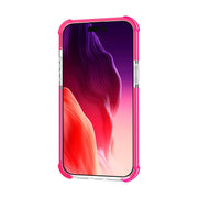 For iPhone 15 Four-corner Shockproof TPU Hybrid Acrylic Phone Case(Pink)