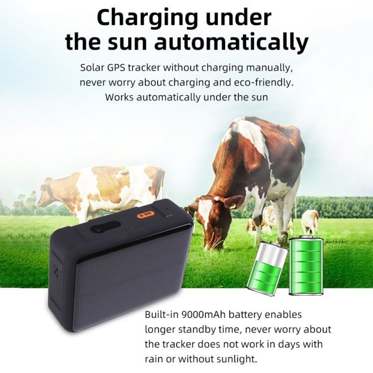 V44 Solar Energy Water-resistant Cattle and Sheep GPS Tracker
