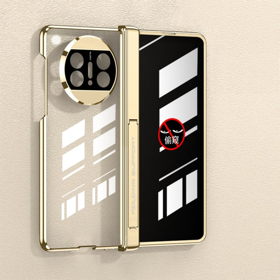 For Huawei Mate X3 GKK Integrated Folding Phantom Privacy Phone Case(Champagne Gold)