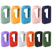 For Huawei Band 8 Silicone Protective Case + Silicone Watch Band Kit(Navy Blue)