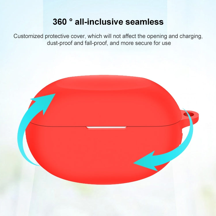 For Realme Buds Air5 Pro Wireless Earphone Silicone Protective Case(Dark Green)