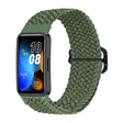 For Huawei Band 8 Nylon Braided Buckle Watch Band(Green) - Watch Bands by PMC TechLife | Online Shopping South Africa | PMC TechLife