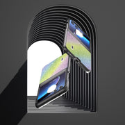 For Motorola Razr 40 Ultra ABEEL Diamond Series Black Edge Phone Case(Rainbow)