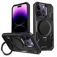 For iPhone 14 Pro Patronus MagSafe Magnetic Holder Phone Case(Black) - free shipping - PMC TechLife - Order now!