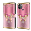 For Xiaomi Redmi A1+ / A2 / A2+ Crystal 3D Shockproof Protective Leather Phone Case(Pink Bottom Butterfly) - free shipping - PMC TechLife - Order now!