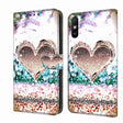 For Xiaomi Redmi 9A Crystal 3D Shockproof Protective Leather Phone Case(Pink Diamond Heart) - free shipping - PMC TechLife - Order now!