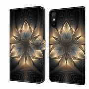 For Xiaomi Redmi 9A Crystal 3D Shockproof Protective Leather Phone Case(Luminous Building)