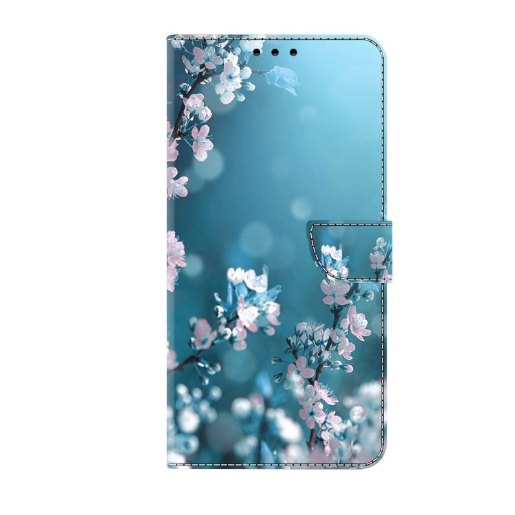 For Xiaomi Redmi 10 Crystal 3D Shockproof Protective Leather Phone Case(Plum Flower)
