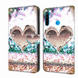 For Xiaomi Redmi Note 8T Crystal 3D Shockproof Protective Leather Phone Case(Pink Diamond Heart) - free shipping - PMC TechLife - Order now!