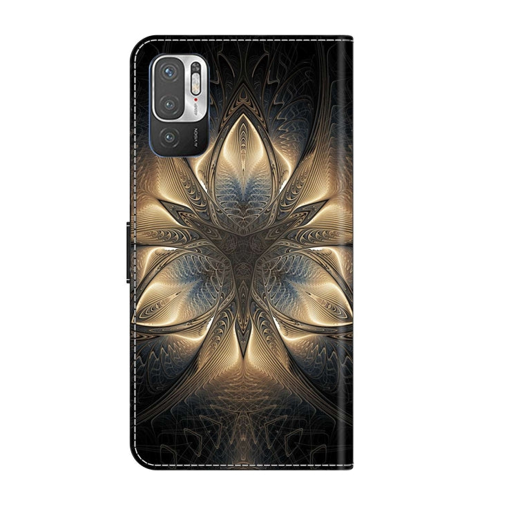For Xiaomi Redmi Note 10 5G Crystal 3D Shockproof Protective Leather Phone Case(Luminous Building)