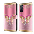 For Xiaomi Redmi Note 11 Pro 5G / 4G Global Crystal 3D Shockproof Protective Leather Phone Case(Pink Bottom Butterfly) - free shipping - PMC TechLife - Order now!