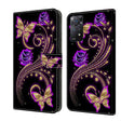 For Xiaomi Redmi Note 11 Pro 5G / 4G Global Crystal 3D Shockproof Protective Leather Phone Case(Purple Flower Butterfly) - free shipping - PMC TechLife - Order now!