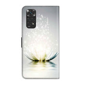 For Xiaomi Redmi Note 11 Global Crystal 3D Shockproof Protective Leather Phone Case(Light Lotus)
