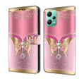 For Xiaomi Redmi Note 12 5G Global / Poco X5 Crystal 3D Shockproof Protective Leather Phone Case(Pink Bottom Butterfly) - free shipping - PMC TechLife - Order now!