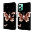 For Xiaomi Redmi Note 12 5G Global / Poco X5 Crystal 3D Shockproof Protective Leather Phone Case(Pink Diamond Butterfly) - free shipping - PMC TechLife - Order now!