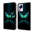 For Xiaomi 13 Lite Crystal 3D Shockproof Protective Leather Phone Case(Reflection Dutterfly) - free shipping - PMC TechLife - Order now!
