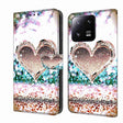 For Xiaomi 13 Pro Crystal 3D Shockproof Protective Leather Phone Case(Pink Diamond Heart) - free shipping - PMC TechLife - Order now!