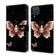 For Samsung Galaxy A12 4G / 5G Crystal 3D Shockproof Protective Leather Phone Case(Pink Diamond Butterfly) - free shipping - PMC TechLife - Order now!