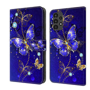 For Samsung Galaxy A13 4G / 5G / A04S Crystal 3D Shockproof Protective Leather Phone Case(Diamond Butterfly)