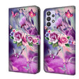 For Samsung Galaxy A32 5G Crystal 3D Shockproof Protective Leather Phone Case(Butterfly) - free shipping - PMC TechLife - Order now!