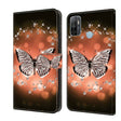 For Samsung Galaxy A33 5G Crystal 3D Shockproof Protective Leather Phone Case(Crystal Butterfly) - free shipping - PMC TechLife - Order now!