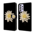 For Samsung Galaxy A52 / A52s 5G Crystal 3D Shockproof Protective Leather Phone Case(White Flower) - free shipping - PMC TechLife - Order now!