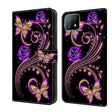 For Samsung Galaxy A53 Crystal 3D Shockproof Protective Leather Phone Case(Purple Flower Butterfly) - free shipping - PMC TechLife - Order now!