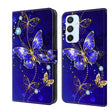 For Samsung Galaxy A54 5G Crystal 3D Shockproof Protective Leather Phone Case(Diamond Butterfly) - free shipping - PMC TechLife - Order now!