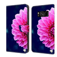 For Samsung Galaxy S8 Crystal 3D Shockproof Protective Leather Phone Case(Pink Petals) - free shipping - PMC TechLife - Order now!