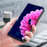 For Samsung Galaxy S8 Crystal 3D Shockproof Protective Leather Phone Case(Pink Petals)