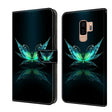 For Samsung Galaxy S9+ Crystal 3D Shockproof Protective Leather Phone Case(Reflection Dutterfly) - free shipping - PMC TechLife - Order now!