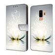 For Samsung Galaxy S9+ Crystal 3D Shockproof Protective Leather Phone Case(Light Lotus) - free shipping - PMC TechLife - Order now!