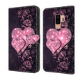 For Samsung Galaxy S9+ Crystal 3D Shockproof Protective Leather Phone Case(Lace Love) - free shipping - PMC TechLife - Order now!