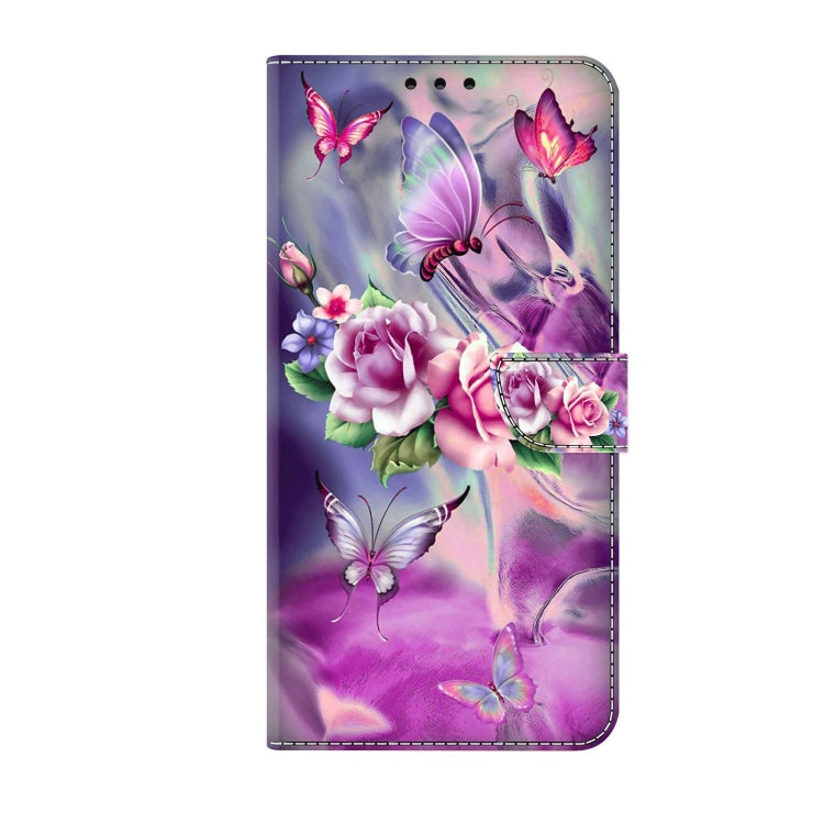 For Samsung Galaxy S10e Crystal 3D Shockproof Protective Leather Phone Case(Butterfly)