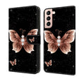 For Samsung Galaxy S21 Crystal 3D Shockproof Protective Leather Phone Case(Pink Diamond Butterfly) - free shipping - PMC TechLife - Order now!