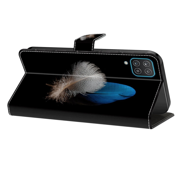 For Samsung Galaxy S21+ Crystal 3D Shockproof Protective Leather Phone Case(Two Branches)