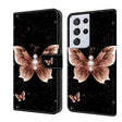 For Samsung Galaxy S21 Ultra Crystal 3D Shockproof Protective Leather Phone Case(Pink Diamond Butterfly) - free shipping - PMC TechLife - Order now!