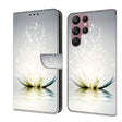 For Samsung Galaxy S22 Ultra Crystal 3D Shockproof Protective Leather Phone Case(Light Lotus) - free shipping - PMC TechLife - Order now!