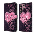 For Samsung Galaxy S22 Ultra Crystal 3D Shockproof Protective Leather Phone Case(Lace Love) - free shipping - PMC TechLife - Order now!