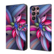 For Samsung Galaxy S22 Ultra Crystal 3D Shockproof Protective Leather Phone Case(Colorful Flower) - free shipping - PMC TechLife - Order now!