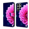 For Samsung Galaxy S23 Ultra Crystal 3D Shockproof Protective Leather Phone Case(Pink Petals) - free shipping - PMC TechLife - Order now!