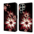 For Samsung Galaxy S23 Ultra Crystal 3D Shockproof Protective Leather Phone Case(Fantastic Flower) - free shipping - PMC TechLife - Order now!